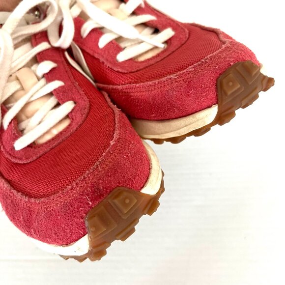Nike Sz 8 Waffle Suede Debut Vintage Low Women Running Sneakers Tennis Shoes - Picture 2 of 9
